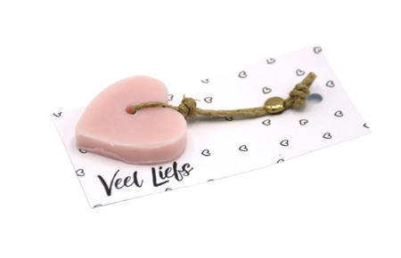 Zeep Wenskaartje Veel Liefs