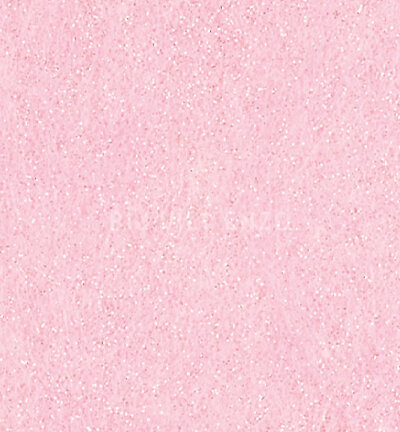 Glittervilt 30x40 cm Baby Roze