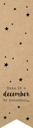 10 Label Stickers - Make it a December to Remember