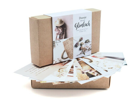 Doosje Glimlach Minikaartjes Positive