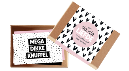 Doosje Liefde -minikaartjes