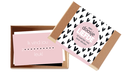 Doosje Liefde -minikaartjes