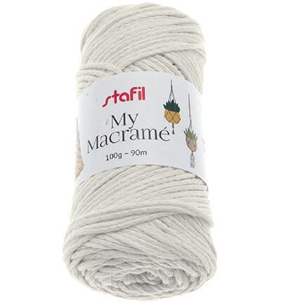 Macramégaren Yarn Cream