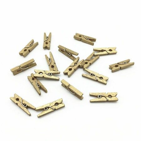 Mini Wasknijper Goud