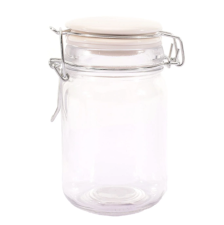 Potje Glas Keramiek Deksel