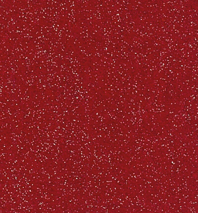 Glittervilt 30x40 cm Donker Rood