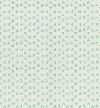 Vilt met Strikjes Licht Blauw