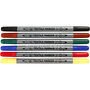 Textielstiften Basic - 6 stuks 