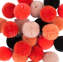 Pompons Halloween Mix - 24 stuks