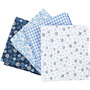 Bundel Patchwork Stof Blauw