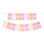 Vilt SLinger Happy Birthday Roze