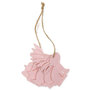 6 Vilten Haasjes Licht Roze