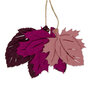 6 Vilt Herfstbladeren Purple