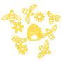 20 Vilt Decoraties Bijen