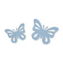 8 Vilt Vlinders Licht Blauw