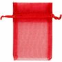 10 Organza Zakjes Rood