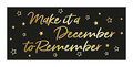 10  Cadeau Stickers - Make it a December to Remember