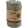 Macramé koord Olijf - 4mm