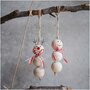 Deco Kralen hanger Sneeuwman