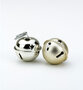 6 Kerstbellen Goud Mix 30mm