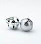 6 Kerstbellen Zilver Mix 30mm